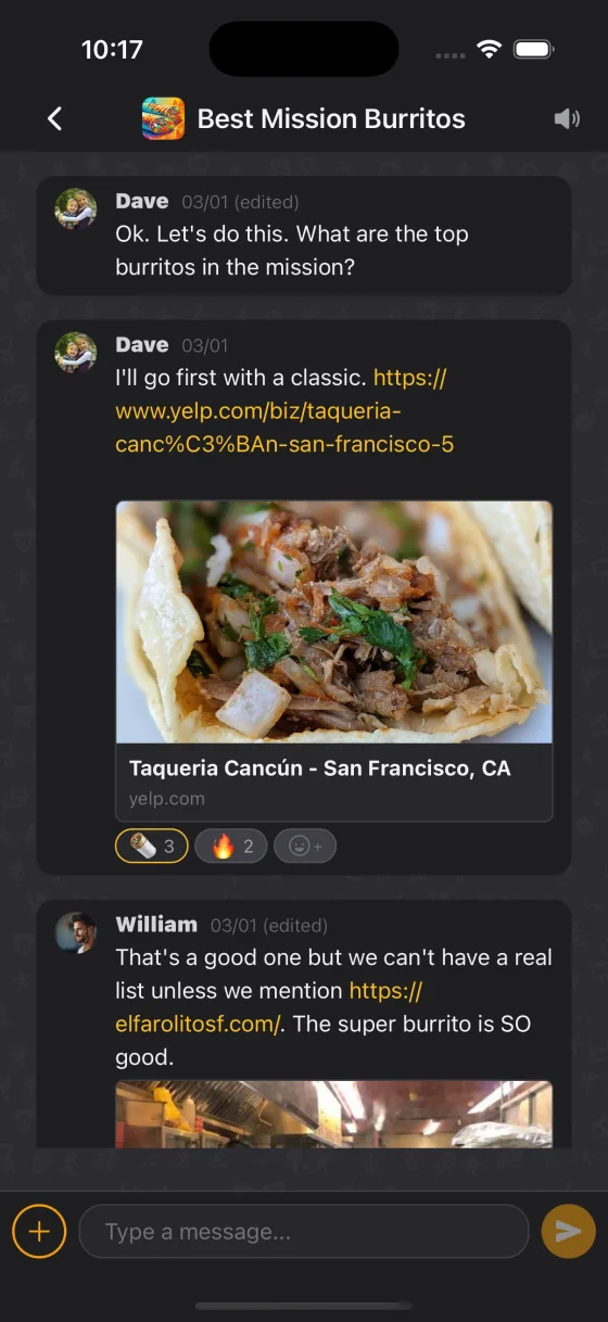 YipYap for iPhone